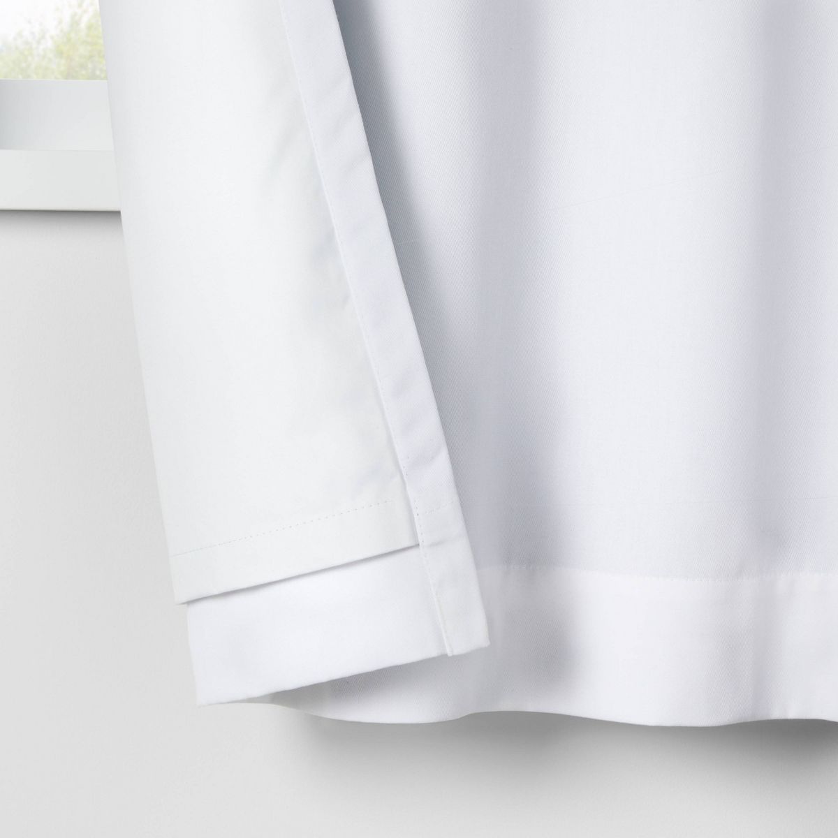 84" Blackout Twill Solid Kids' Panel White - Pillowfort™
