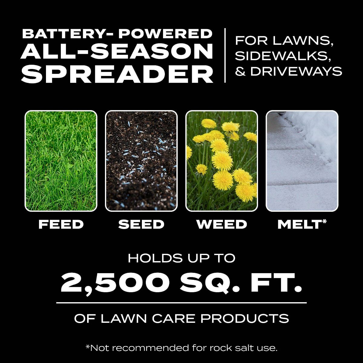 Scotts Wizz Hand Held 0.5 gallon Broadcast Spreader