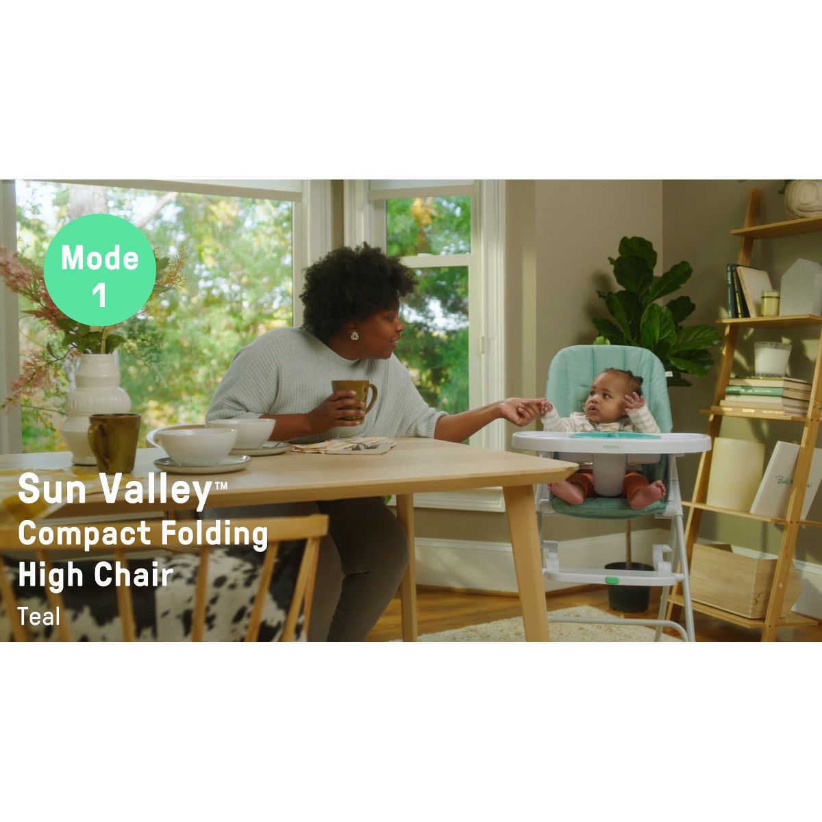 Ingenuity Sun Valley Compact High Chair – Gray