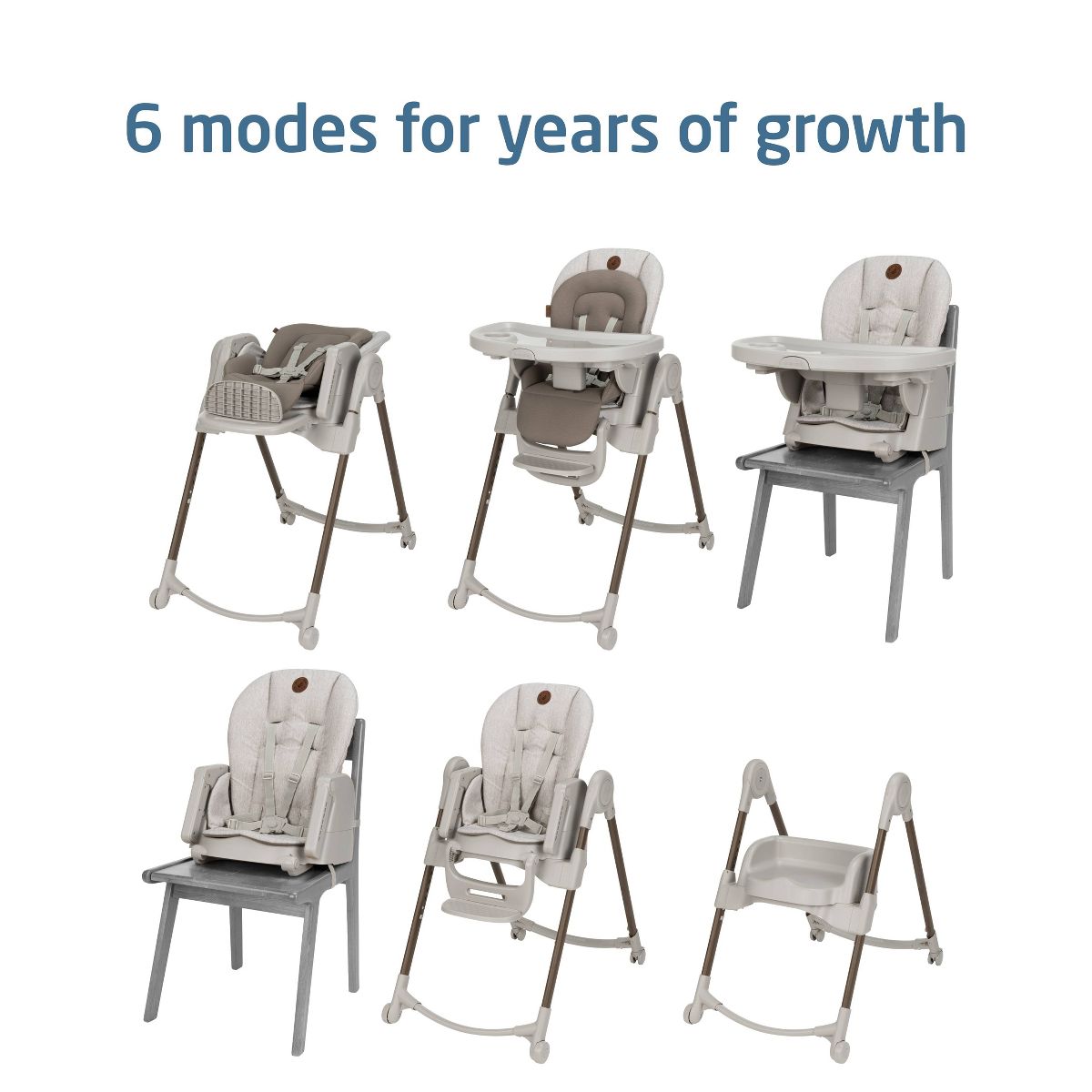 Maxi-Cosi Minla 6-in-1 Standard High Chair - Truffle