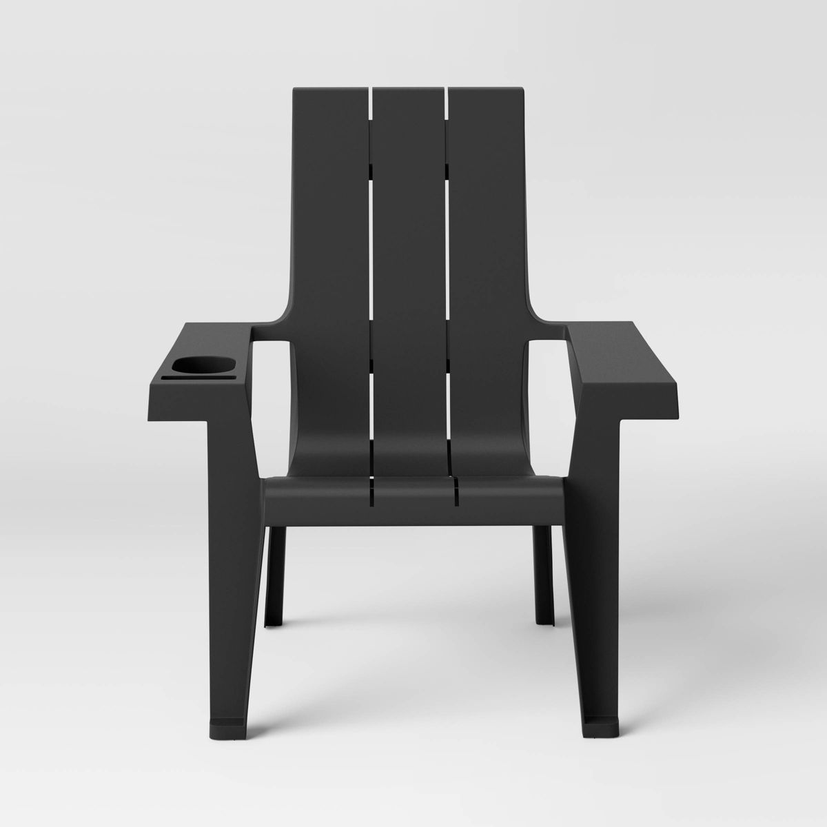 Room Essentials Resin Stackable Adirondack Chair - Black