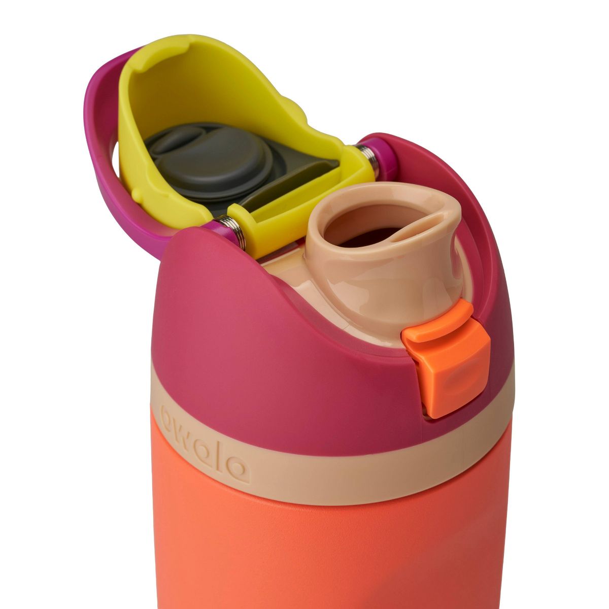 Owala Special Edition 16oz Kids' FreeSip Stainless Steel Water Bottle - Neon Nectar