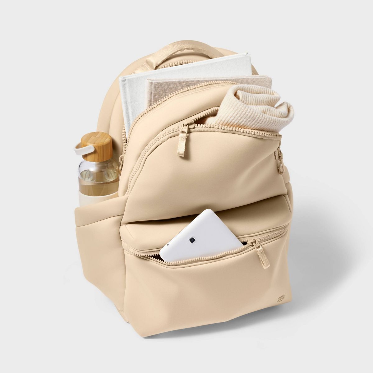 14L Faux Neoprene Backpack - All In Motion™ Cream