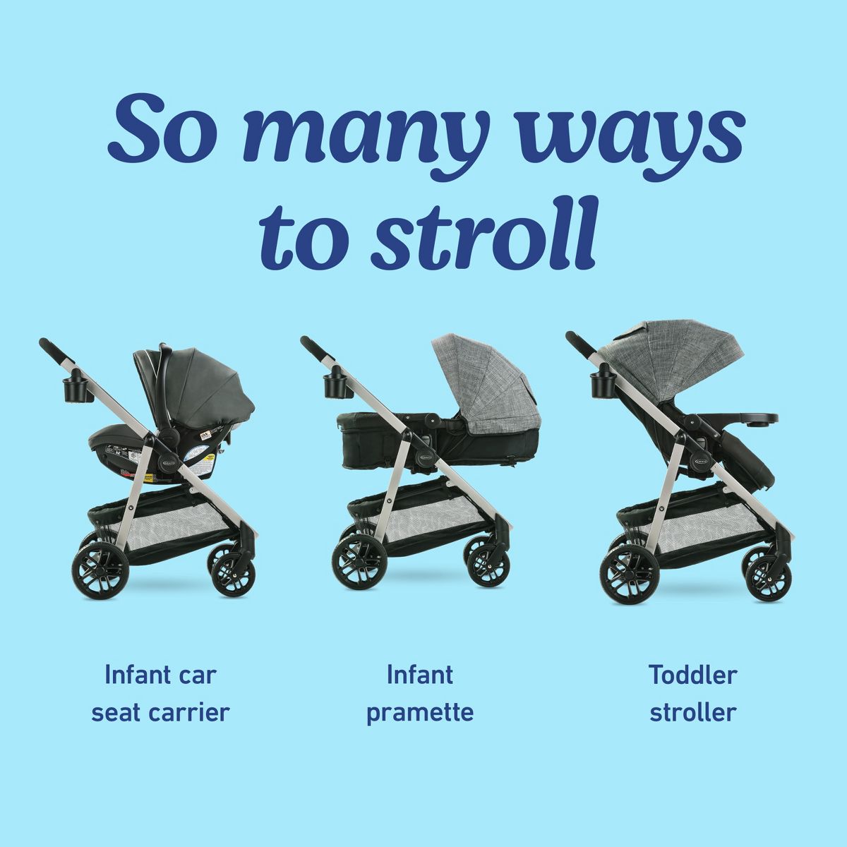 Graco Modes Pramette Travel System with Snugride LX - Ellington