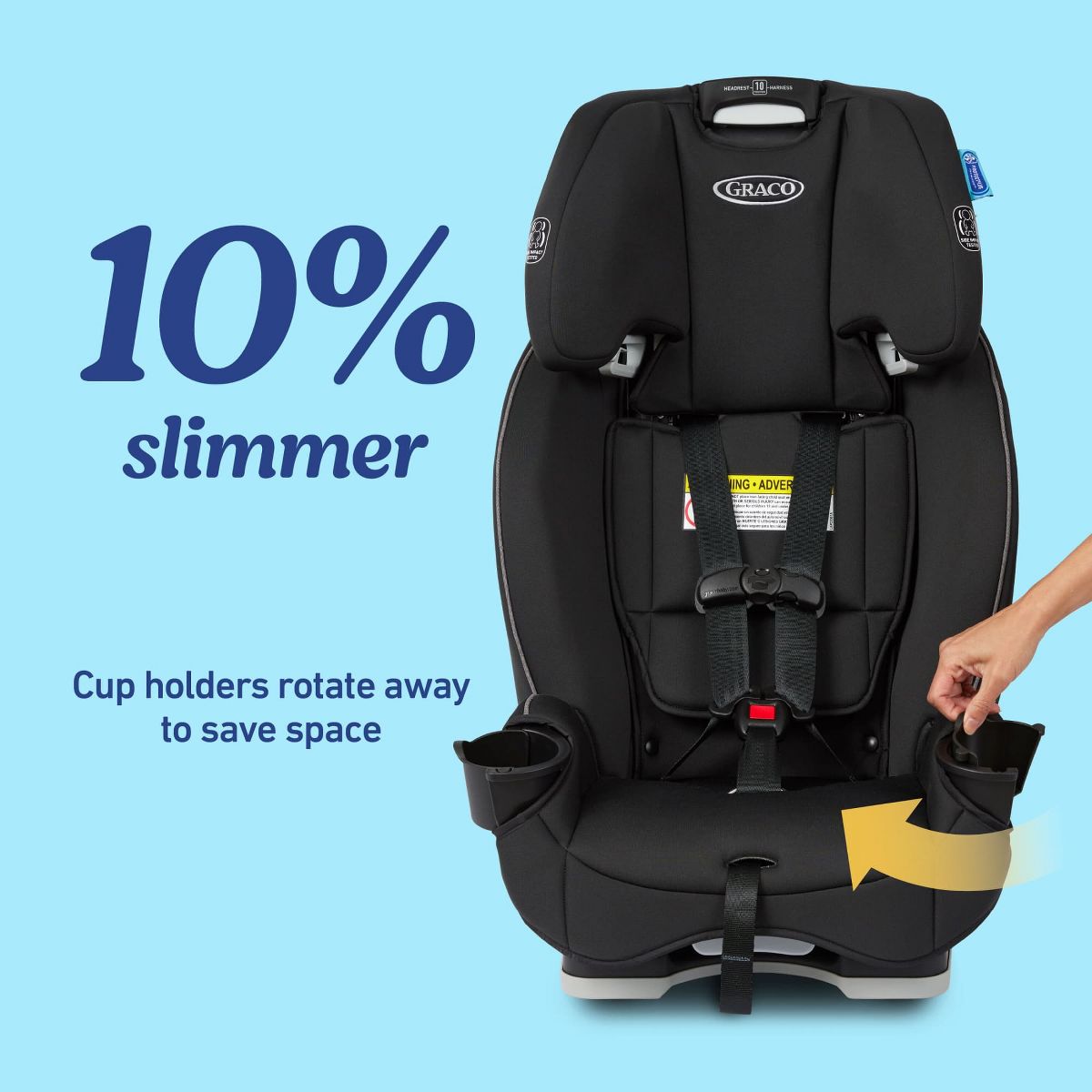 Graco SlimFit 3-in-1 Convertible Car Seat - Jarret