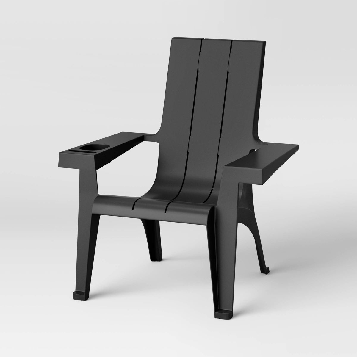 Room Essentials Resin Stackable Adirondack Chair - Black