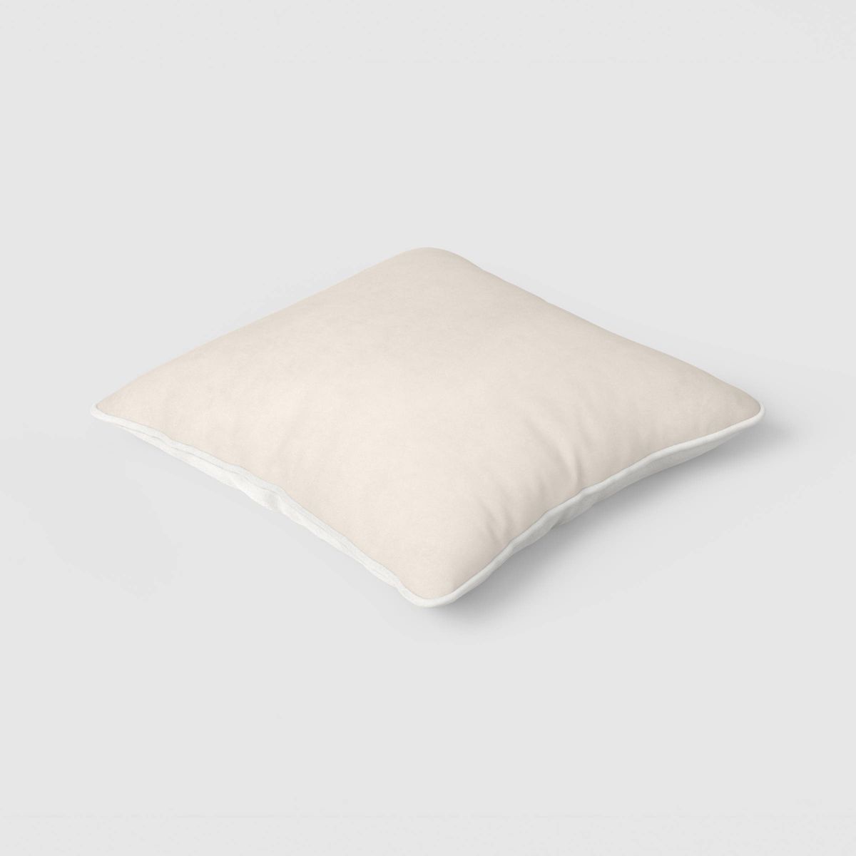18"x18" Reversible Velvet Pillow Ivory/Khaki - Threshold™