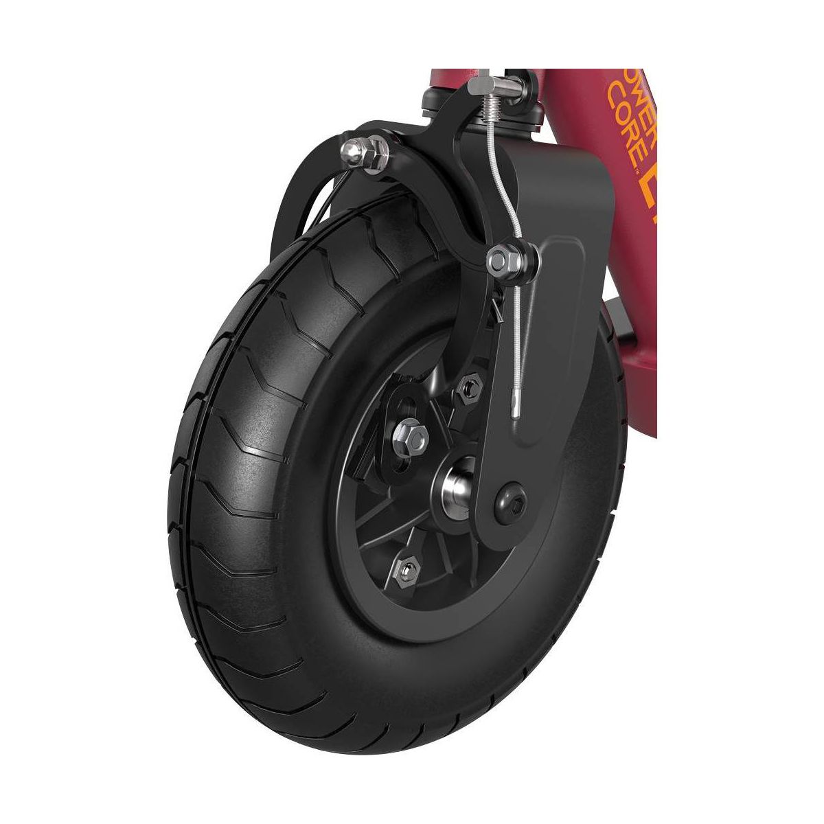 Razor Power Core PC E195 Electric Scooter - Red: Steel Frame, 12.2 mph, 154 lb Capacity