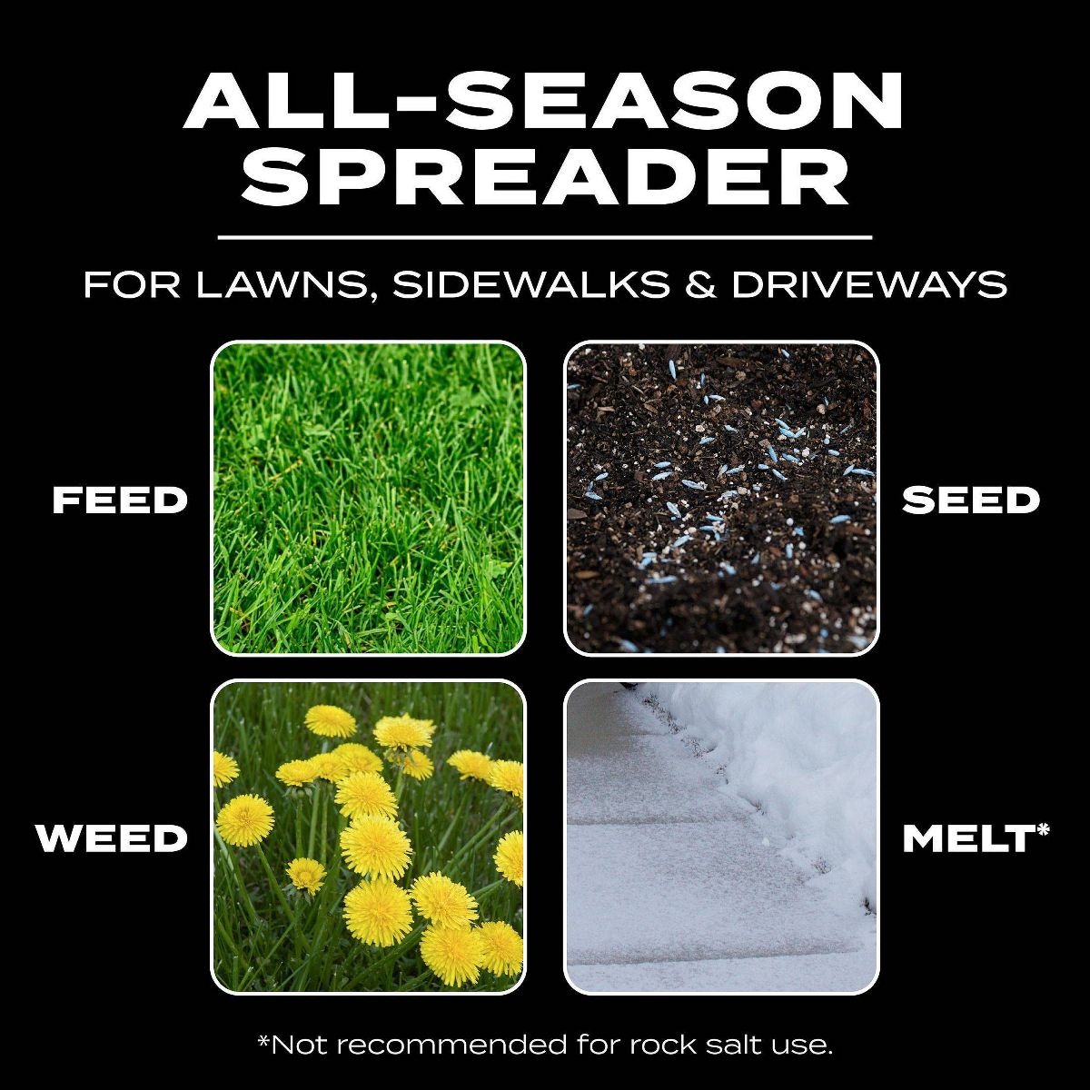 Scotts Wizz Hand Held 0.5 gallon Broadcast Spreader