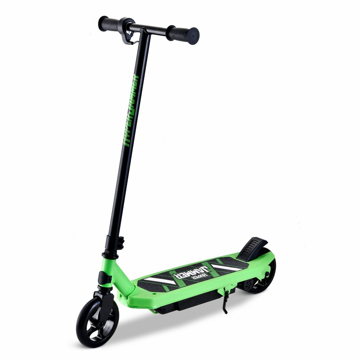 Hyper Jammer Kids Electric Scooter 12 Volt Battery Powered Scooter - Green: Steel Frame, 10 MPH