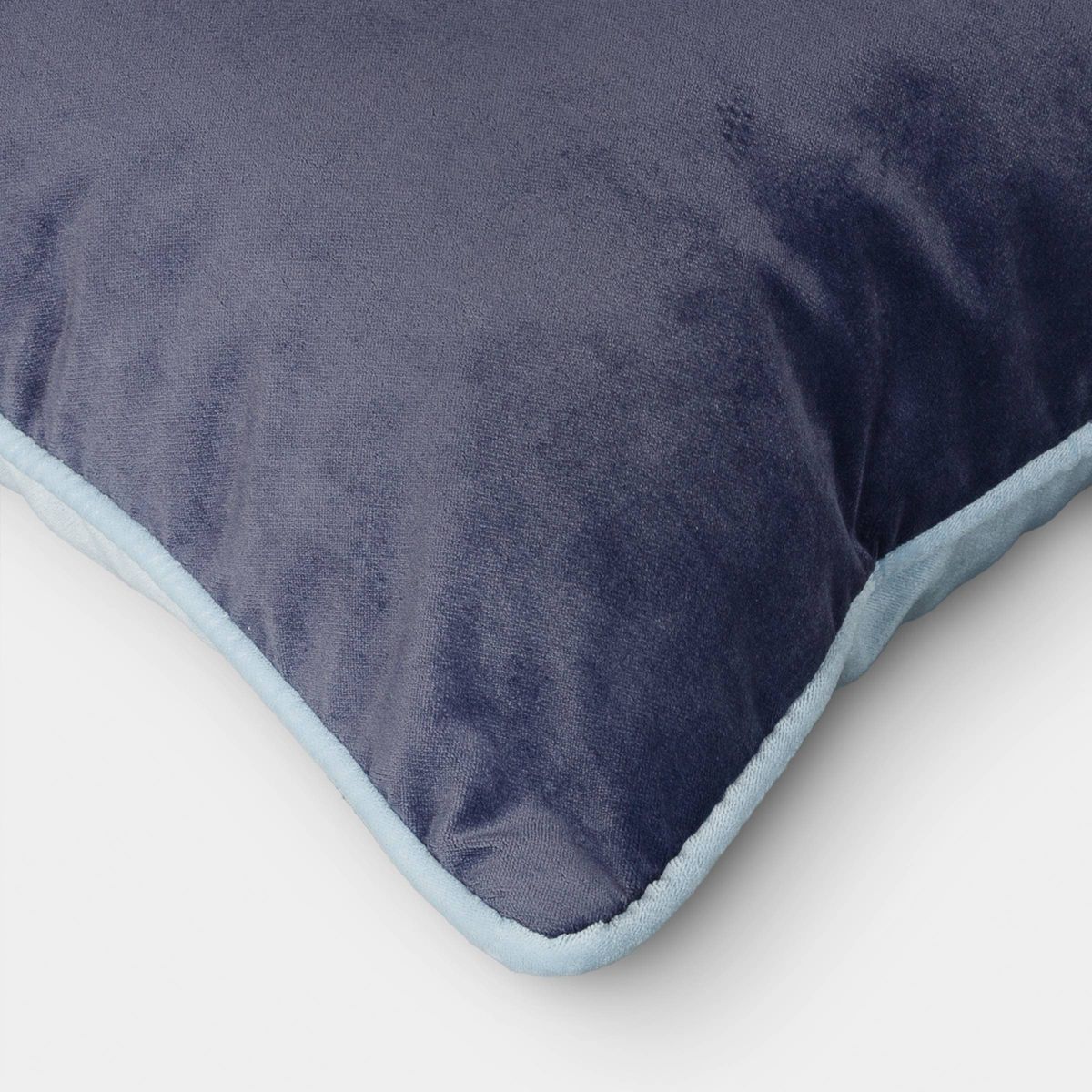 18"x18" Square Outdoor Throw Pillow Coffee/Navy Blue - Threshold™
