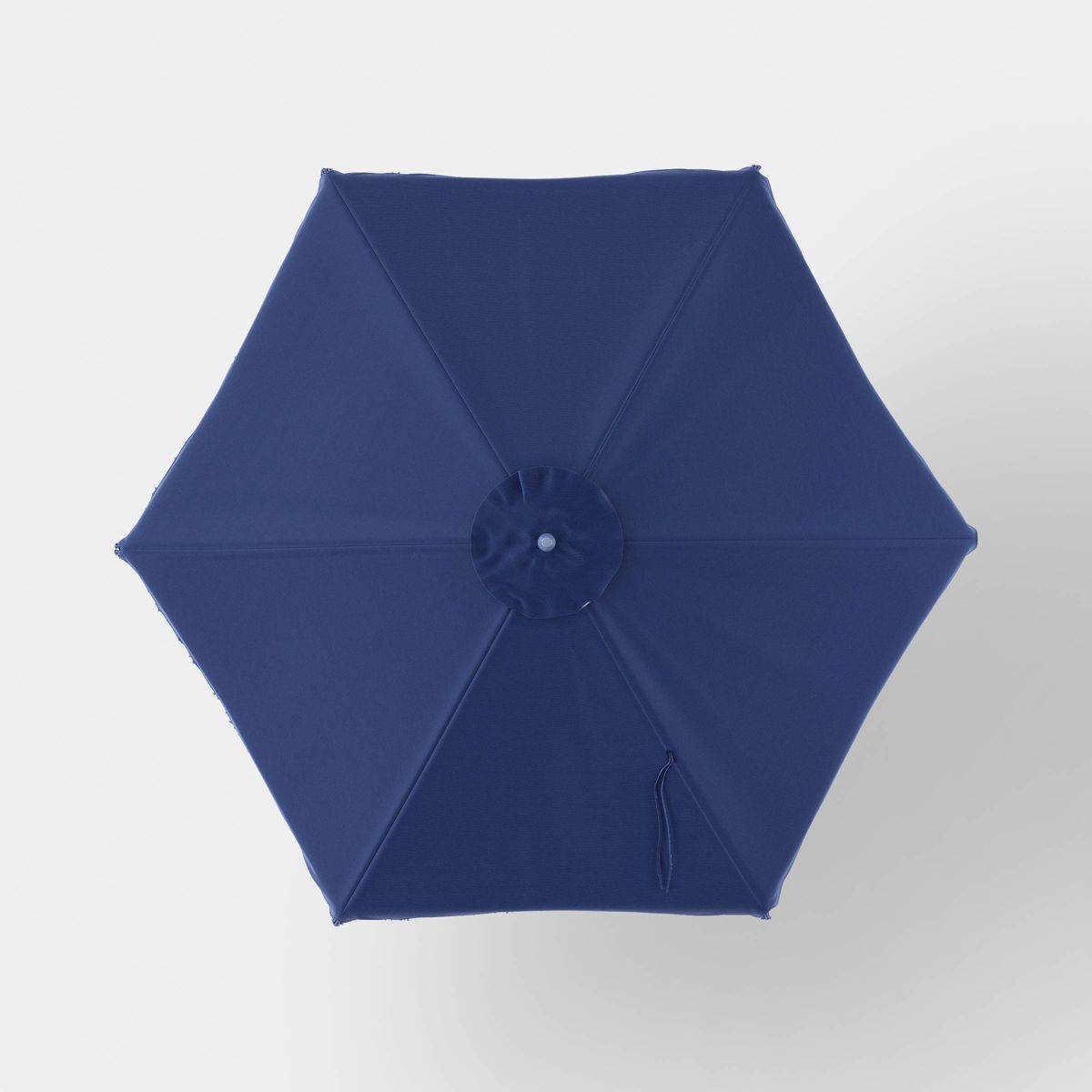 7.5" Round Fringe Valance Outdoor Patio Umbrella Navy Blue - Threshold™