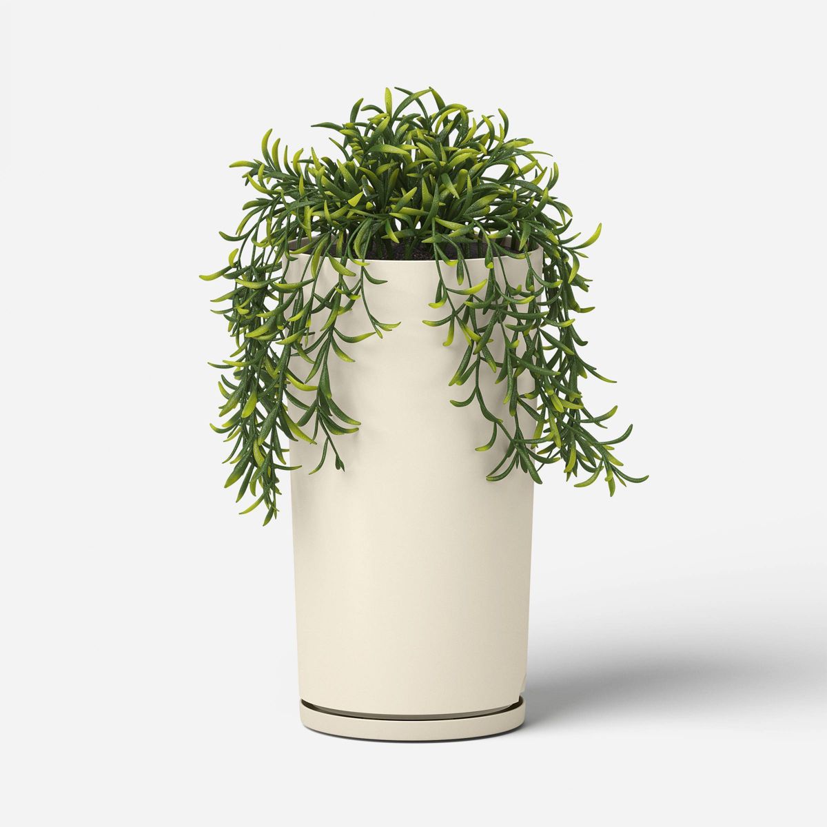 Recycled Resin Indoor Outdoor Planter 12"x21" Tan - Room Essentials™