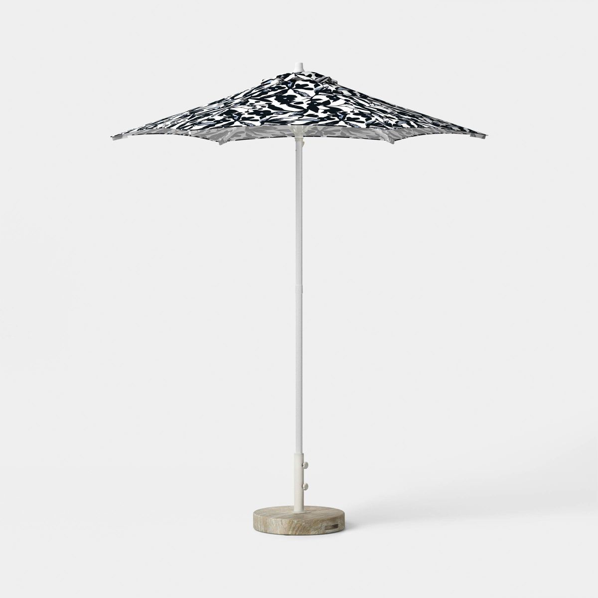Faux Stone 48lbs Umbrella Base Ivory/Light Stone - Threshold™