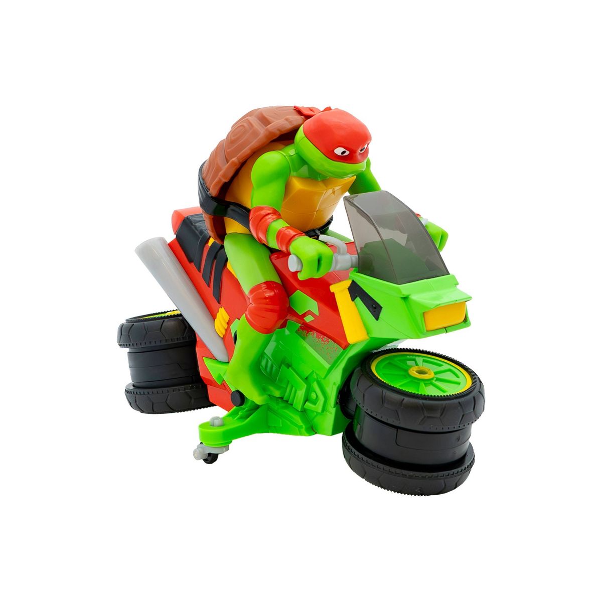 Teenage Mutant Ninja Turtles RC Raph's Rad Ride: Remote Control Motorcycle, Fine Motor Skills Development, Battery-Powered