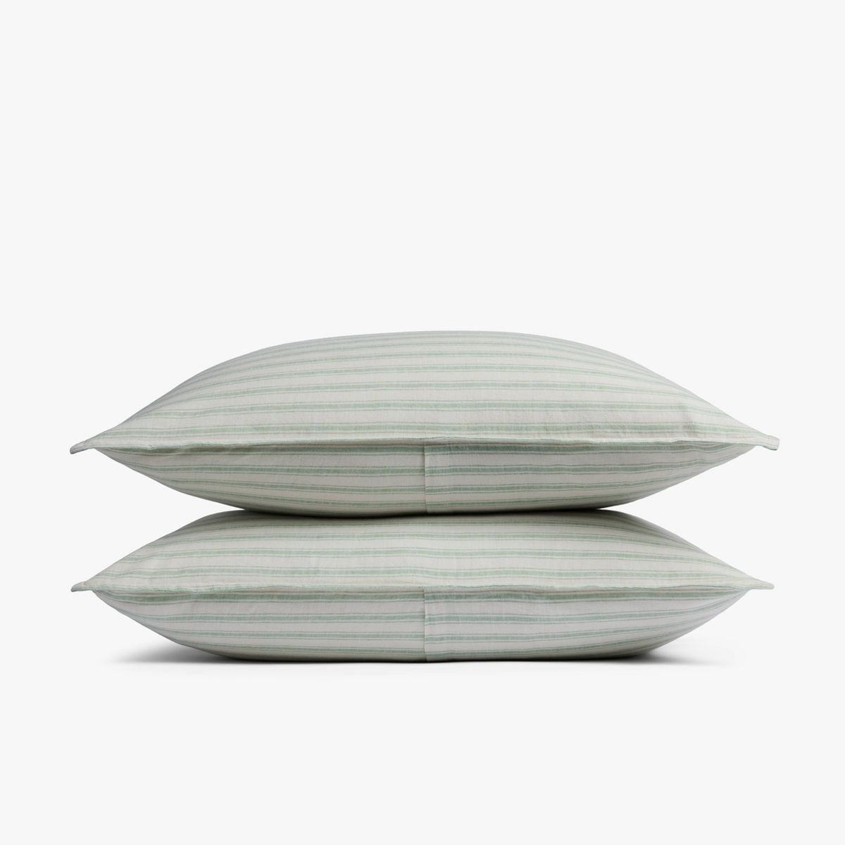 King Relaxed Linen Stripe Sham Set Jade & Parchment - Parachute for Target