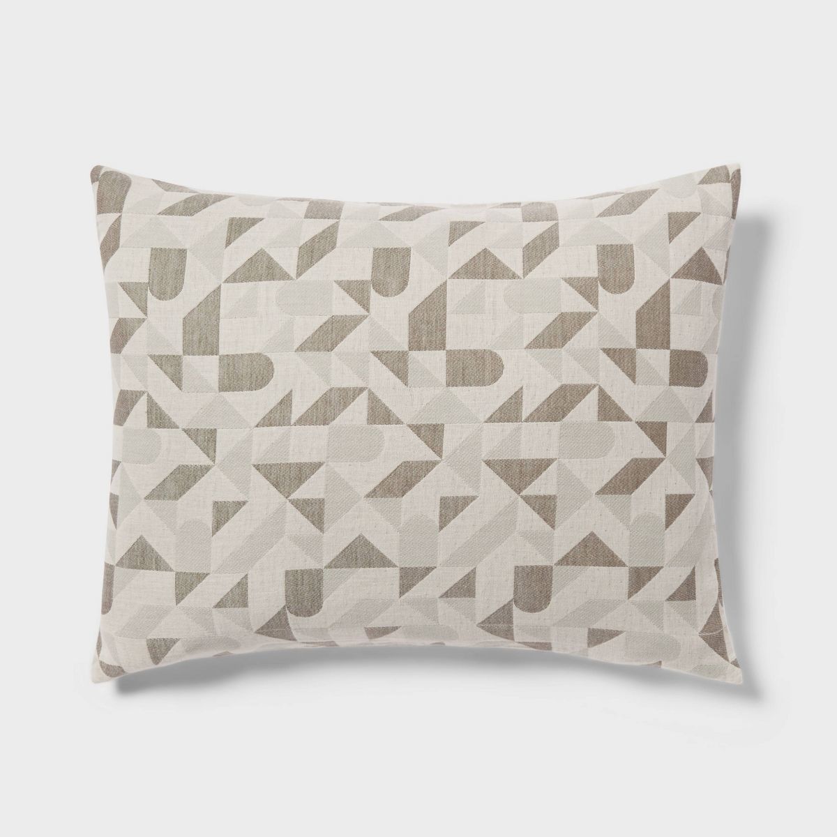 Full/Queen Geo Matelasse Duvet Cover and Sham Set Dark Olive Green - Threshold™: Woven Jacquard, 200 Thread Count, OEKO-TEX Certified