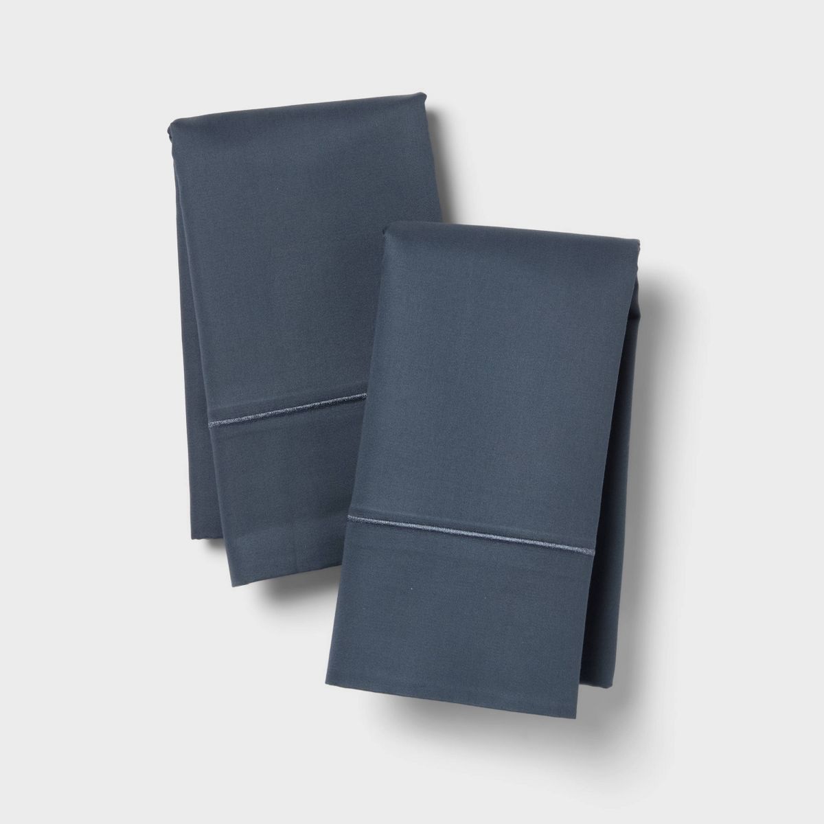 King 800 Thread Count Hotel Collection Single Barratta Pillowcase Slate Blue - Threshold™