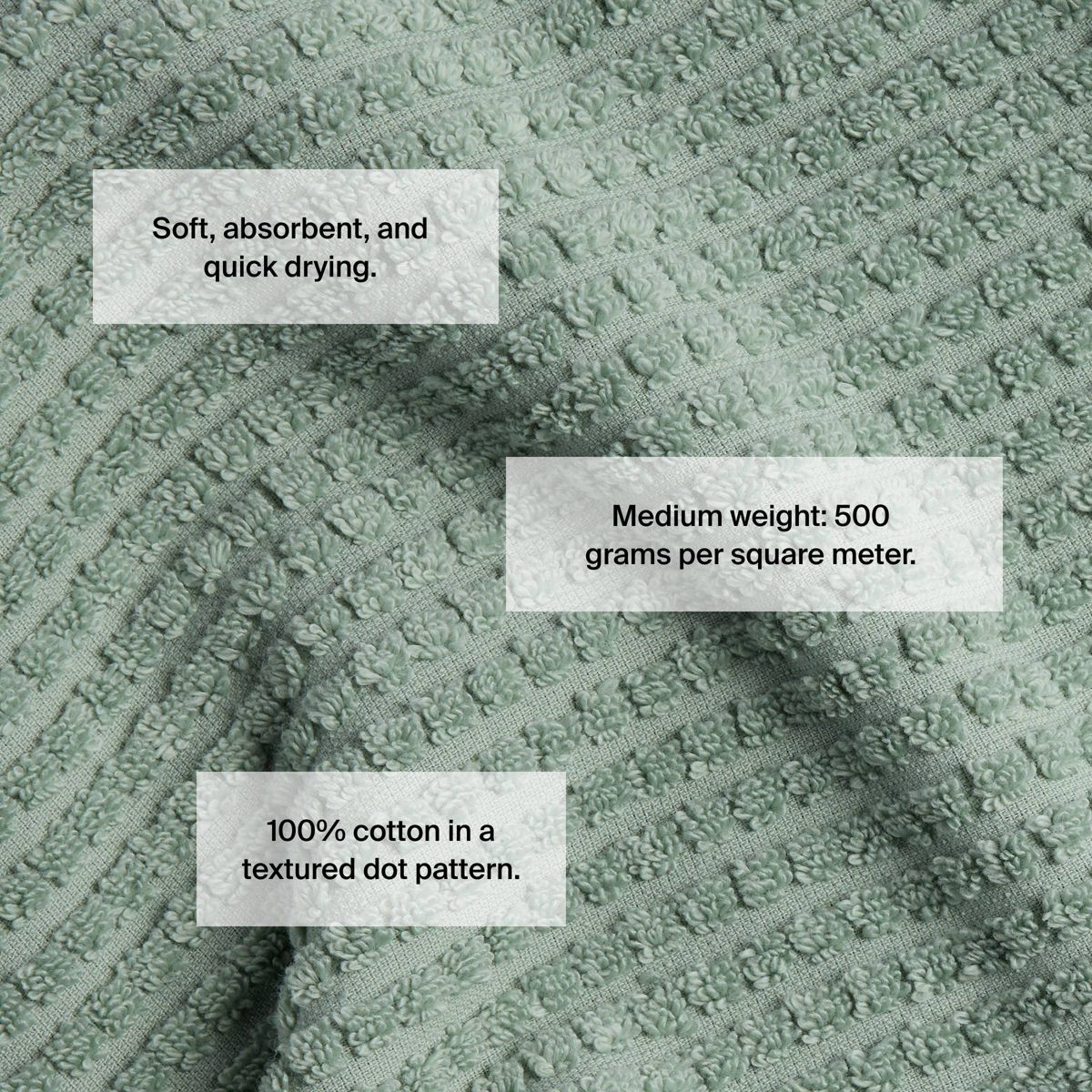 Terry Dot Bath Towel Jade - Parachute for Target