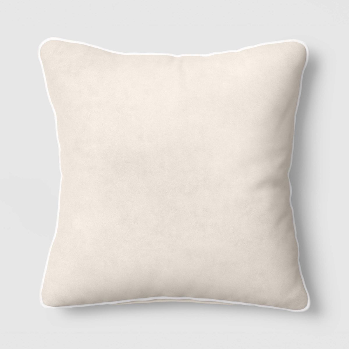 18"x18" Reversible Velvet Pillow Ivory/Khaki - Threshold™