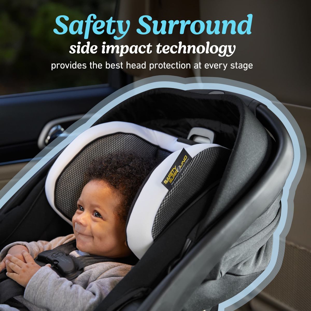 Graco SnugRide SnugFit DLX Infant Car Seat Featuring Safety Surround - Jacks: Anti-Rebound Bar, LATCH Compatible, Machine Washable Seat Pad
