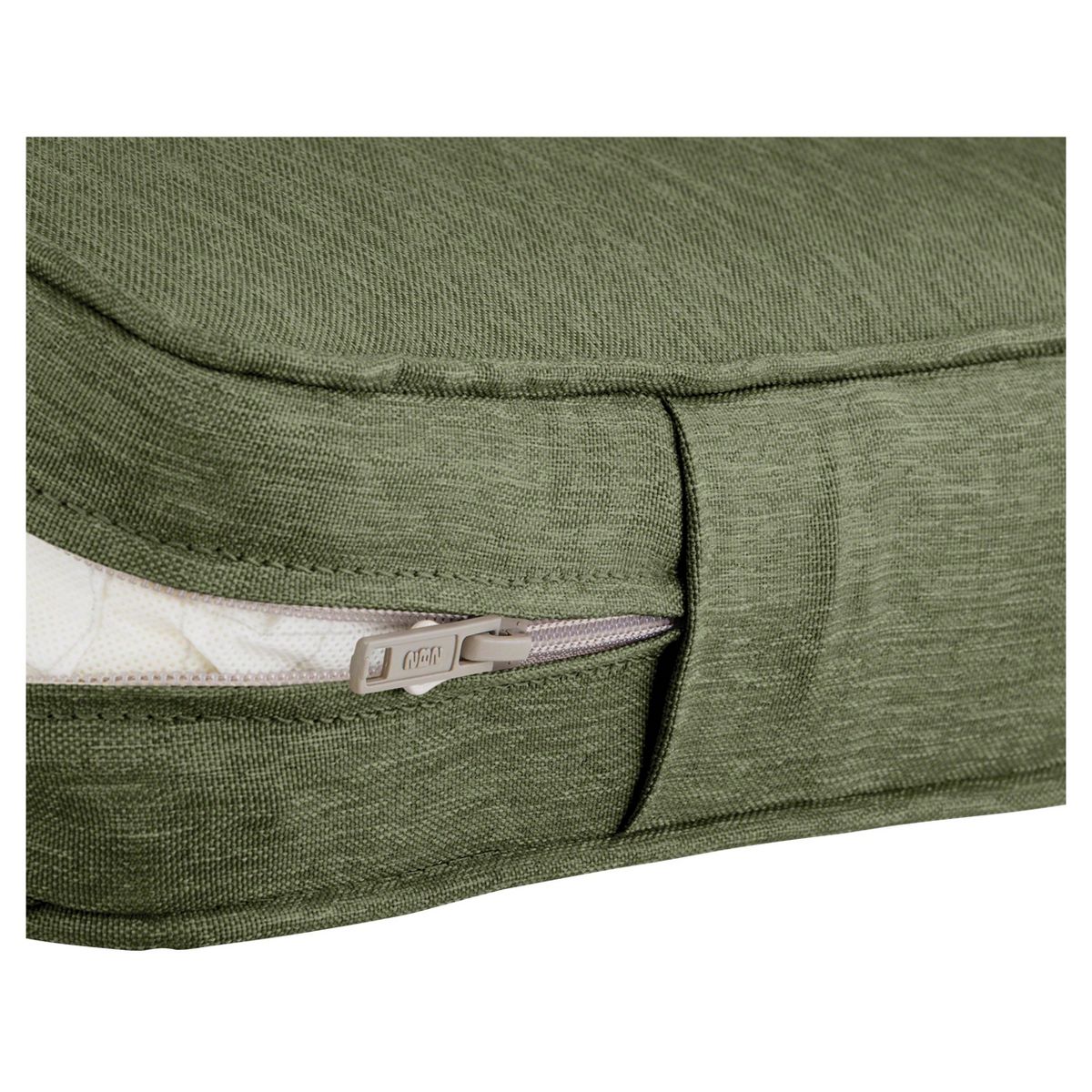 Montlake Fadesafe Patio Bench/Settee Cushion Heather Fern Green - Classic Accessories: Water-Resistant, Zippered Cover