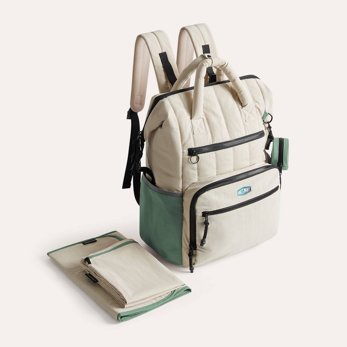 Bagsmart 25L Walker Featherlight Travel Diaper Backpack - Celadon