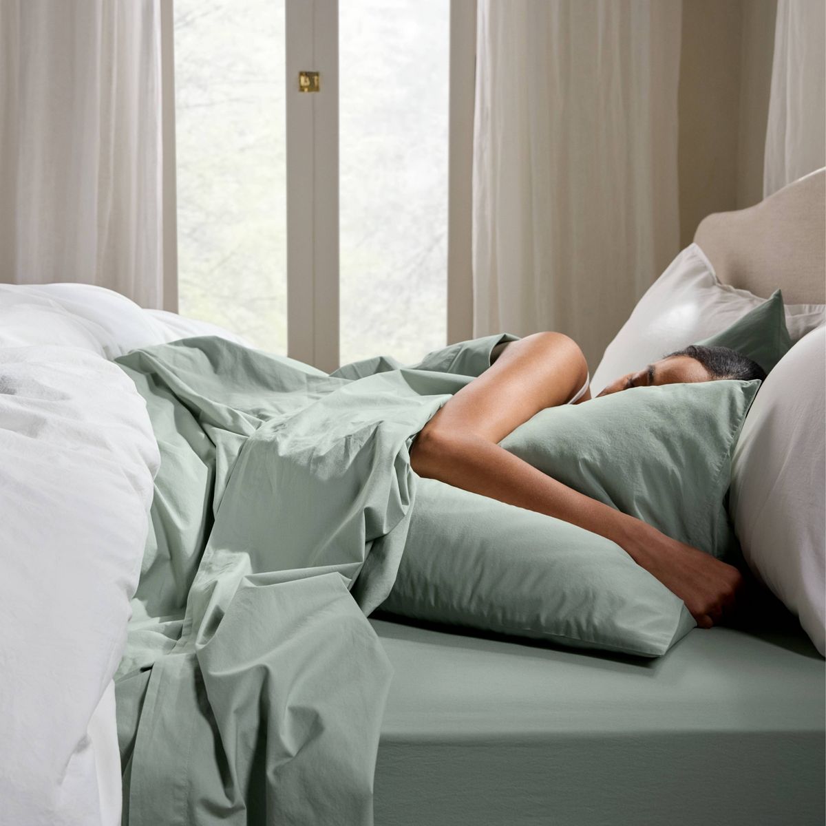 King Casual Organic Cotton Pillowcase Set Jade - Parachute for Target