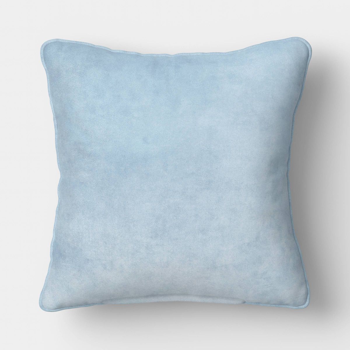 18"x18" Square Outdoor Throw Pillow Coffee/Navy Blue - Threshold™