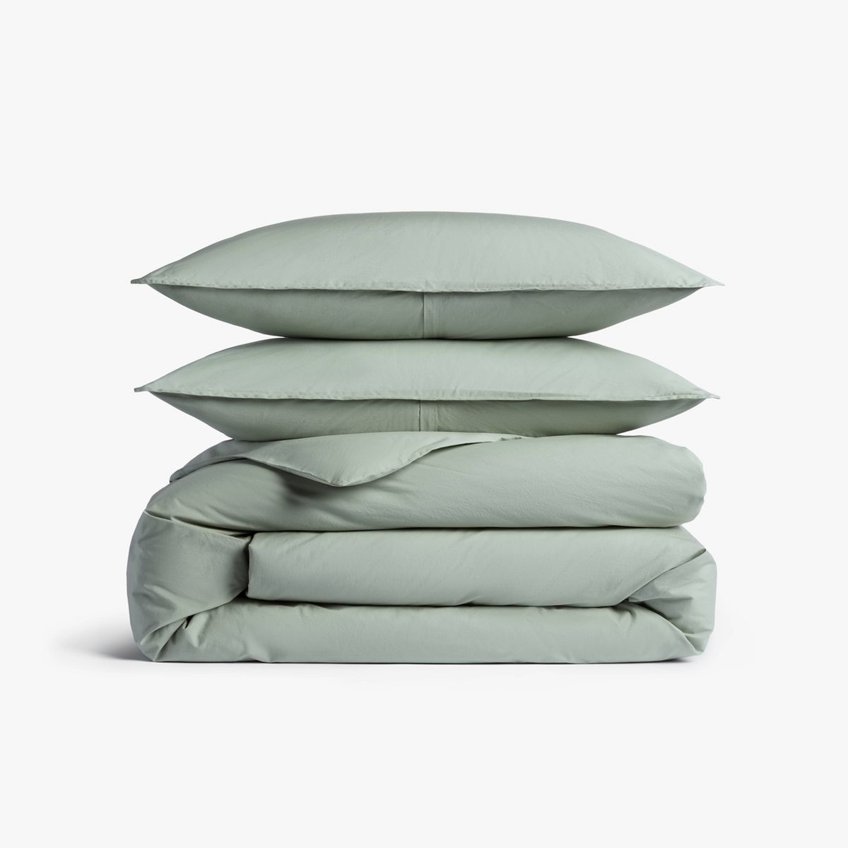 Full/Queen Casual Organic Cotton Duvet Cover & Sham Set Jade - Parachute for Target