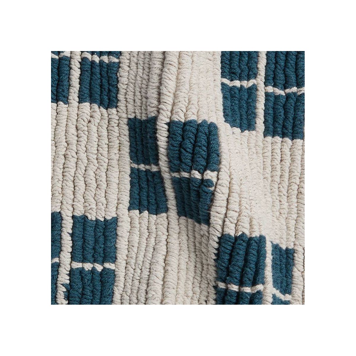 1'6"x2'6" Cotton Tile Tub Mat Cove - Parachute for Target
