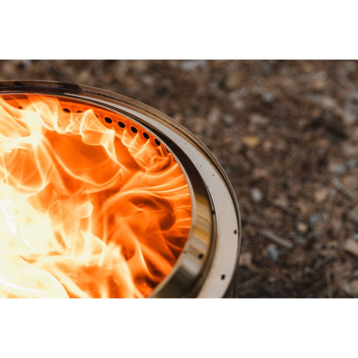 Solo Stove Bonfire 19.5" Smokeless Firepit and Stand Stainless Steel