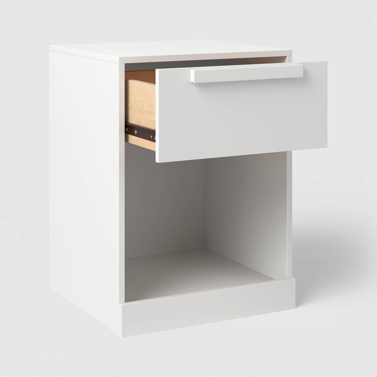 Modern Nightstand with Drawer White - Room Essentials™