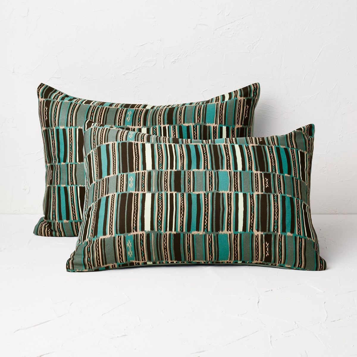 King Jungalow Sun in the Water Duvet Cover & Sham Set Teal - Opalhouse designed with Jungalow: Polyester, 210 Thread Count