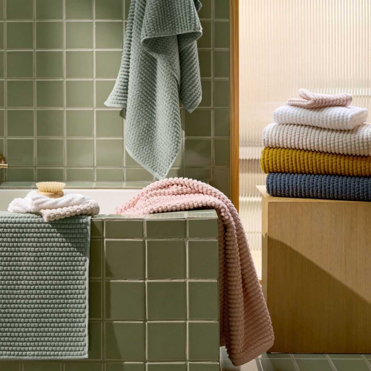 Terry Dot Bath Towel Jade - Parachute for Target