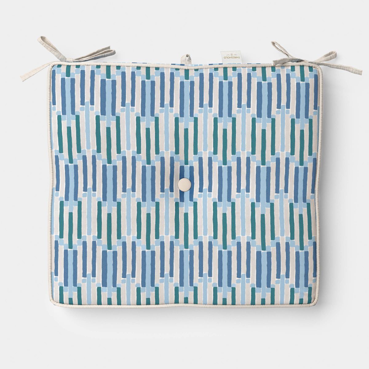 18"x20" Wavy Stripe Seat Cushion Multi Cool - Threshold™