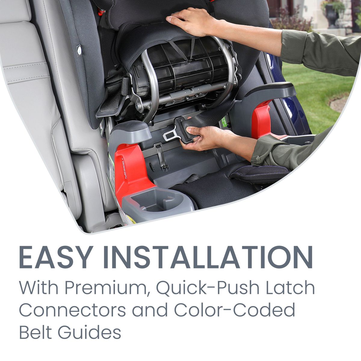Britax Grow with You Harness SafeWash Booster Car Seat - Mod Black