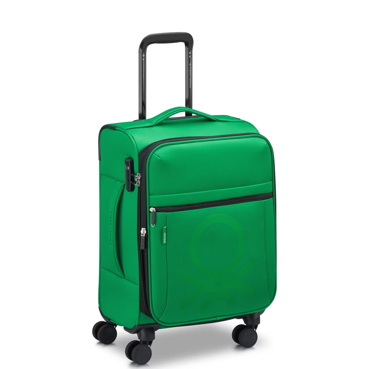 NEW - United Colors of Benetton x DELSEY PARIS: Softside Color Block 3-Piece Luggage Set – Green