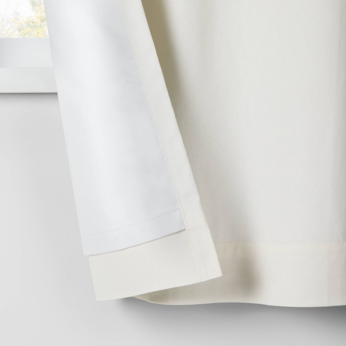 84" Blackout Chambray Cotton Kids' Panel Cream - Pillowfort™