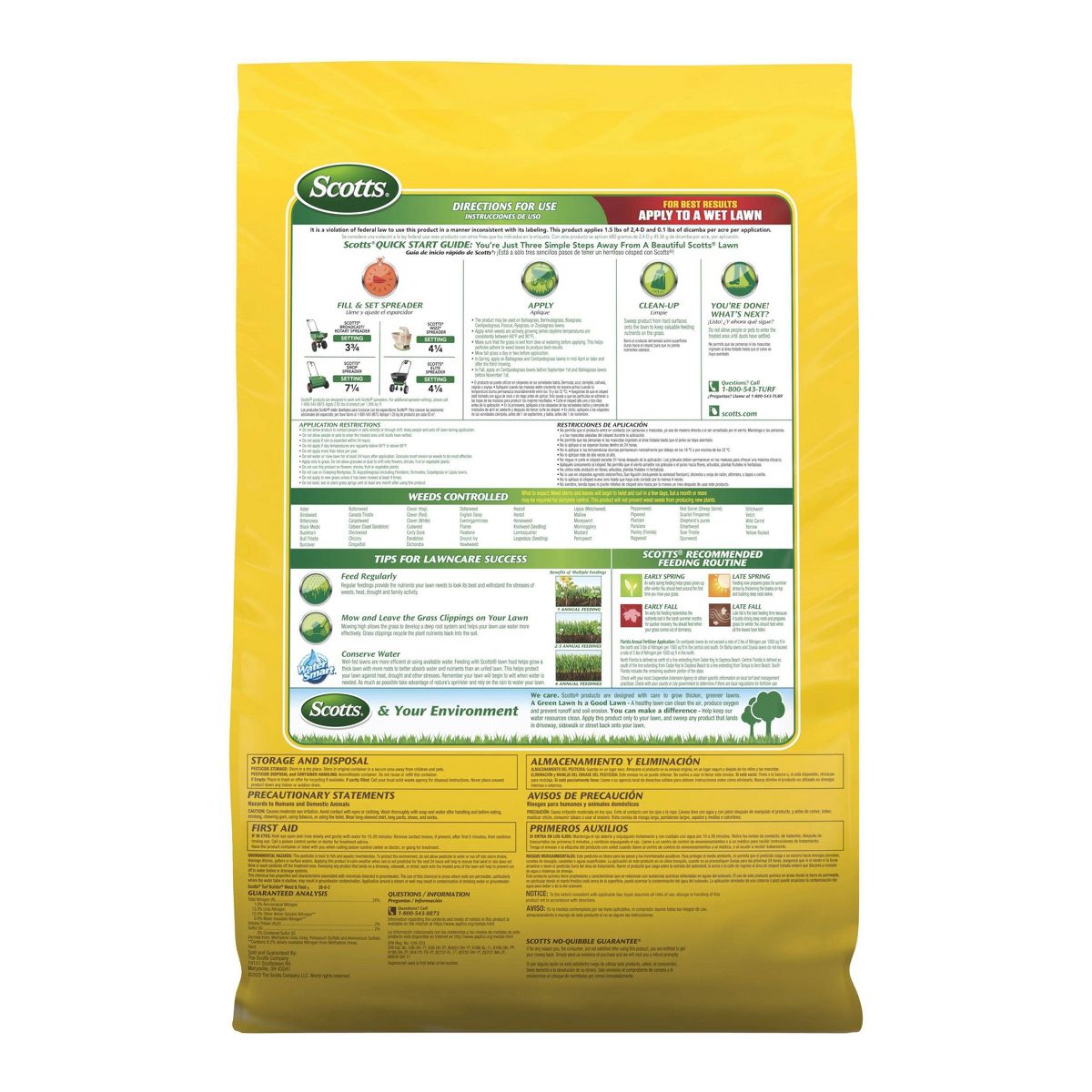 Scotts Turf Builder Weed and Feed Fertilizer 11.32lbs