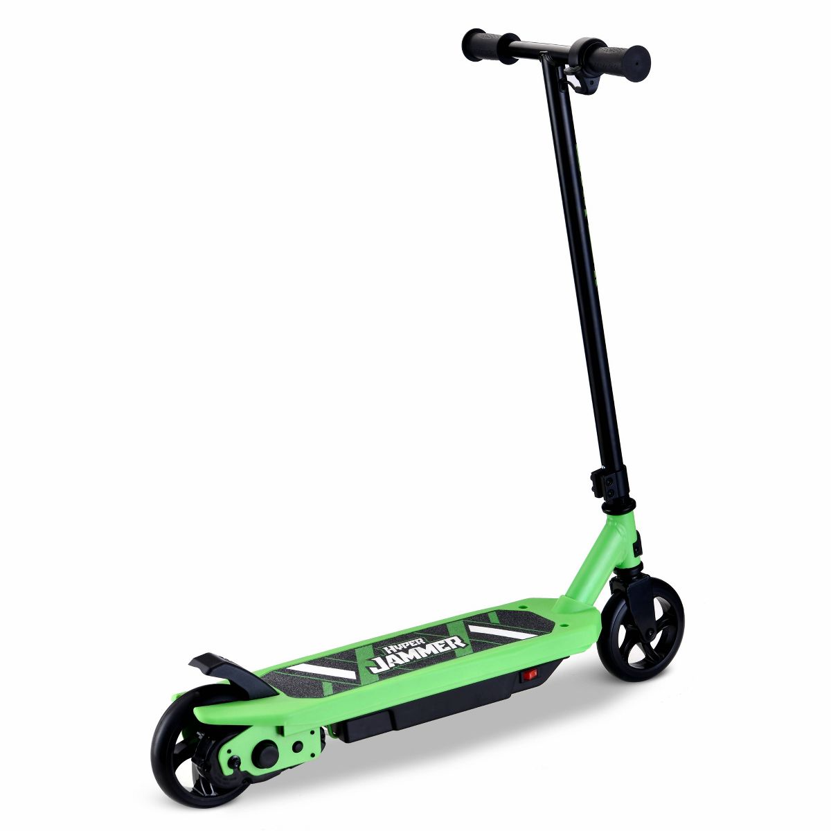 Hyper Jammer Kids Electric Scooter 12 Volt Battery Powered Scooter - Green: Steel Frame, 10 MPH