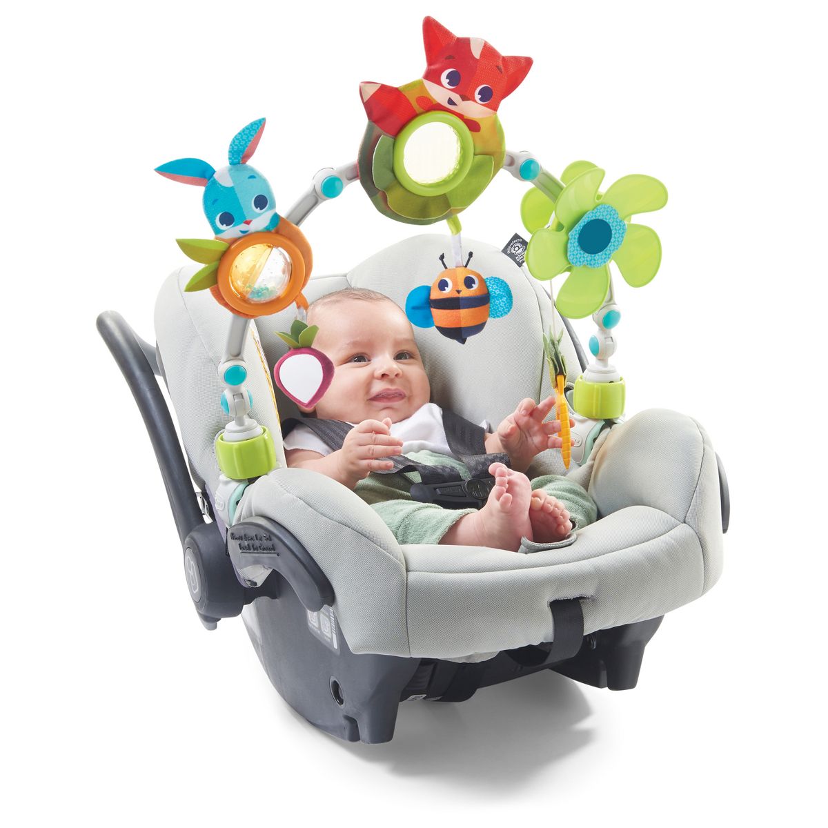 Tiny Love Meadow Days Sunny Stroll Arch Toy for Infants: Stimulating Plastic Crib Accessory with 3 Pieces