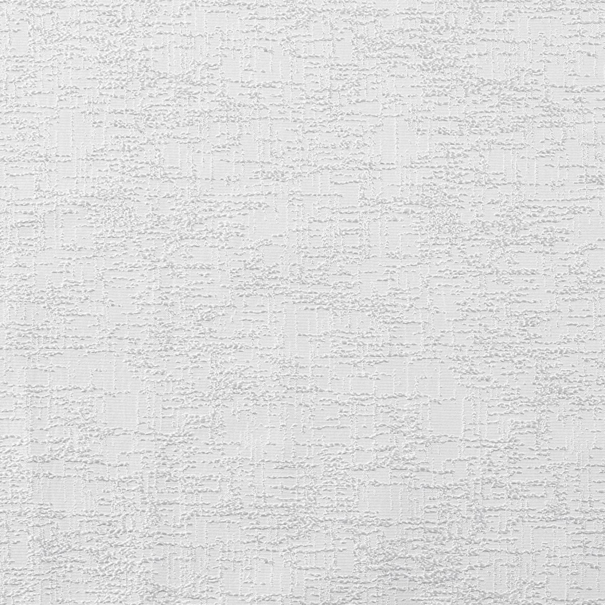 EXCLUSIVE HOME Zeus Solid Textured Jacquard Blackout Hidden Tab/Rod Pocket Curtain Panel Pair, 52"x108", Winter White