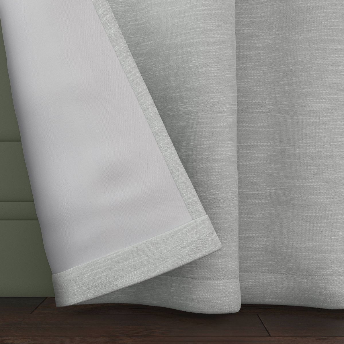 50"x95" Blackout Henna Window Curtain Panel Gray - Threshold™