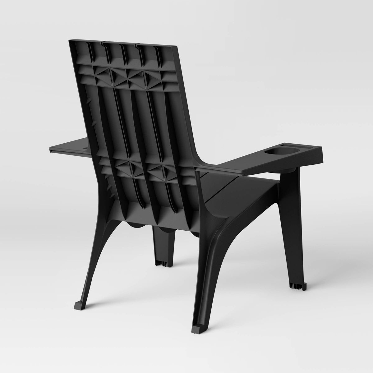 Room Essentials Resin Stackable Adirondack Chair - Black