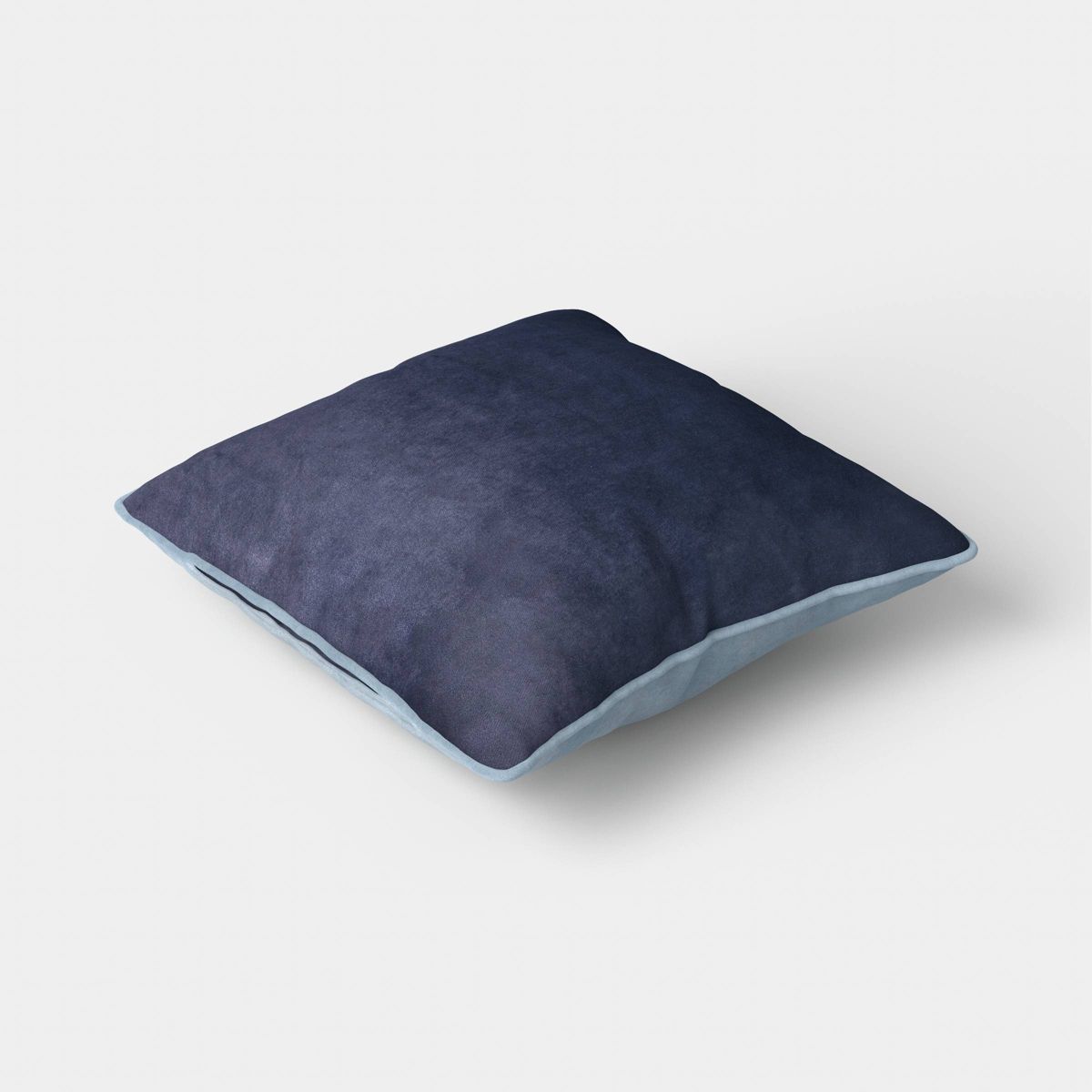 18"x18" Square Outdoor Throw Pillow Coffee/Navy Blue - Threshold™