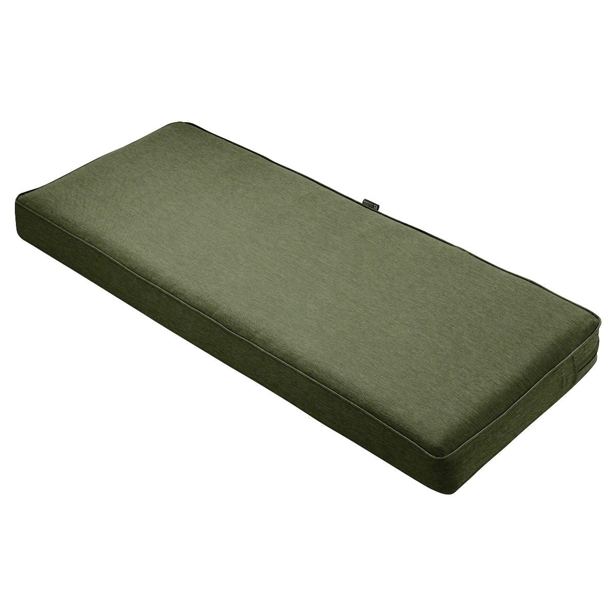 Montlake Fadesafe Patio Bench/Settee Cushion Heather Fern Green - Classic Accessories: Water-Resistant, Zippered Cover