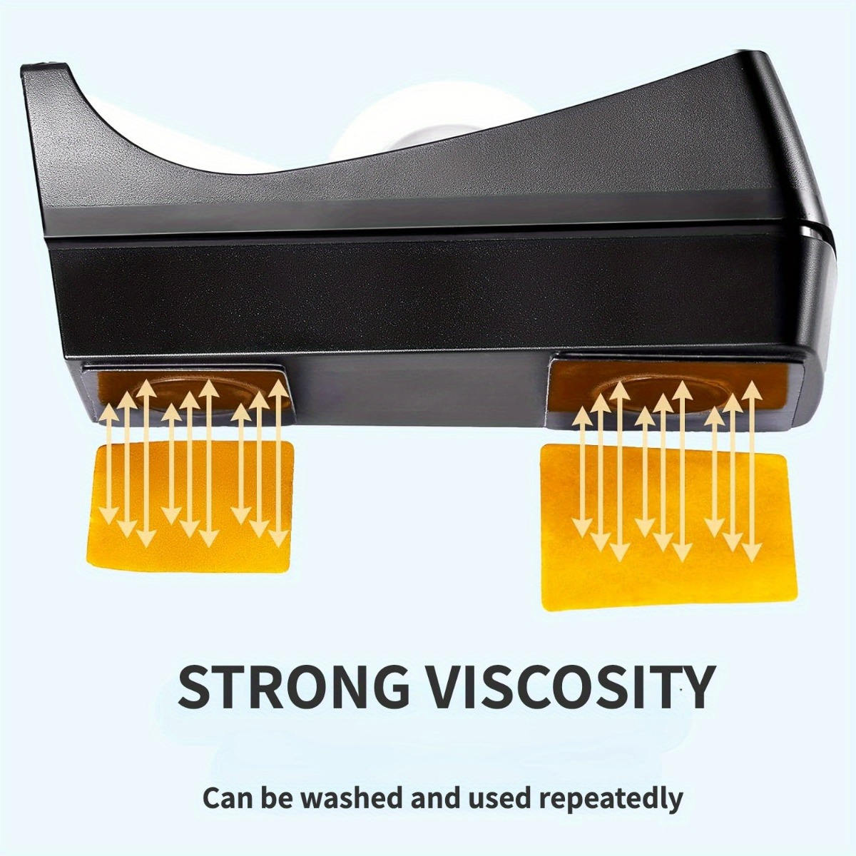 Acrylic Desktop Tape Dispenser with 8 Rolls of Transparent Tape