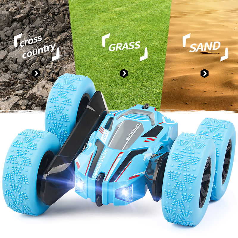 Remote Control Car, RC Stunt Truck with 360° Double-Sided Flips