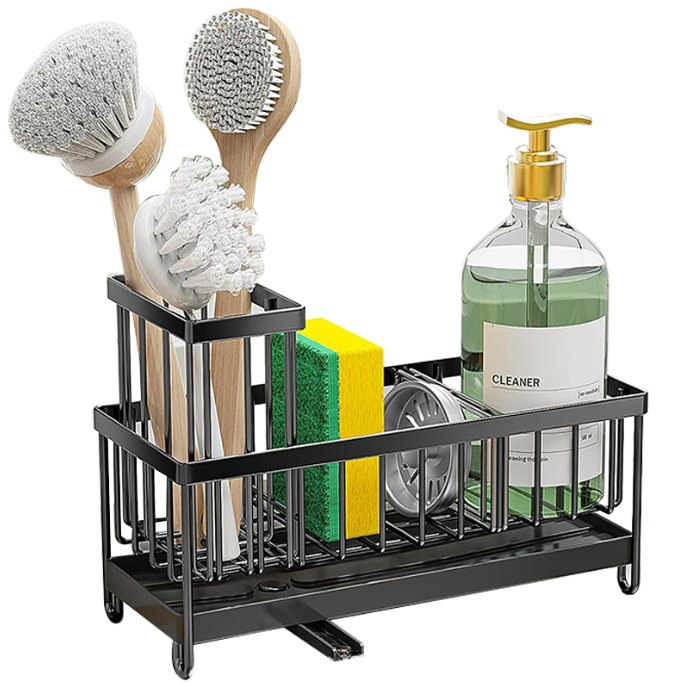 Stainless Steel Kitchen Sink Caddy Organizer Sponge Holder
